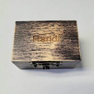 RANDI Wedding Ring Box Rustic Wood Engagement Proposal Western Outdoors Hunt